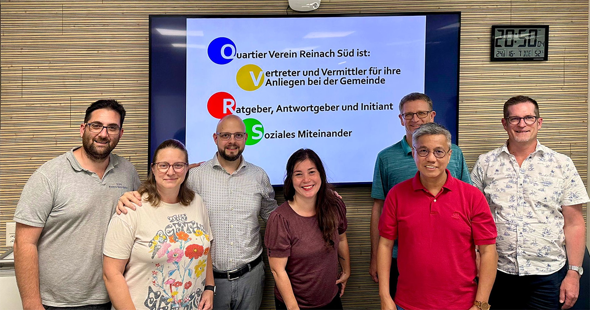 Vorstandsgruppe Quartierverein Reinach Süd